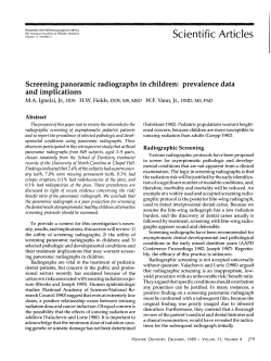 ScientificArticles - American Academy of Pediatric Dentistry