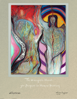 The Energetic Heart: Its Purpose in Human Destiny