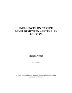 Helen Ayres - University of Canberra