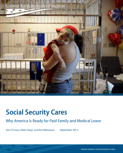 Social Security Cares - Center for American Progress