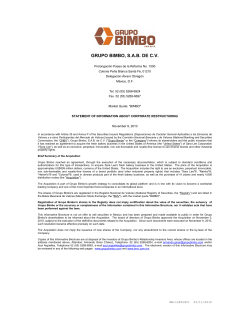 grupo bimbo, sab de cv