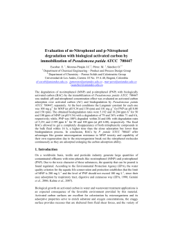 Evaluation of m-Nitrophenol and p-Nitrophenol degradation