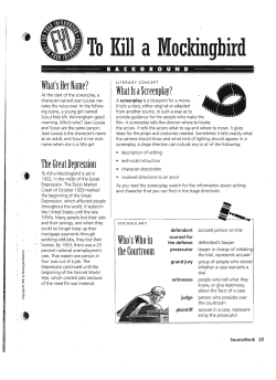 Background Info TKAM