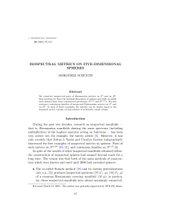 Isospectral metrics on five-dimensional spheres