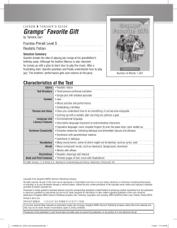 Gramps` Favorite Gift - Houghton Mifflin Harcourt