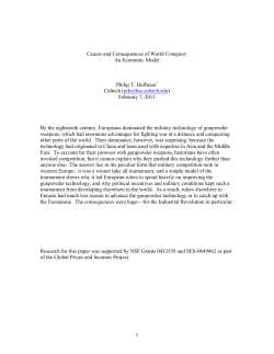 February 7, 2011 - Paris School of Economics