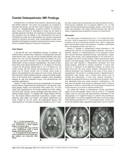 Cranial Osteopetrosis: MR Findings