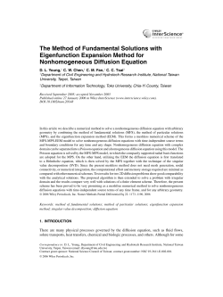 The method of fundamental solutions with eigenfunction expansion