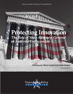 Protecting Innovation - Texas Public Policy Foundation