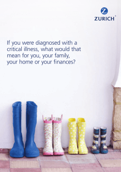 If you were diagnosed with a critical illness, what would that mean