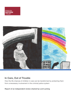 In Care, Out of Trouble