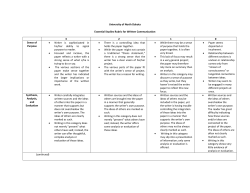 Diversity Rubric Draft - University of North Dakota