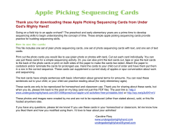 Apple Picking Sequencing Cards