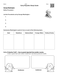 Early Republic Study Guide