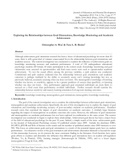 Full Text  - Journal of Education and Human Development