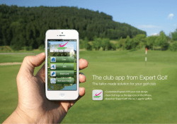 The club app from Expert Golf