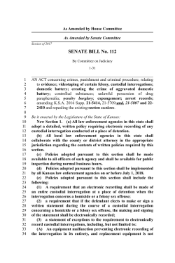 SENATE BILL No. 112