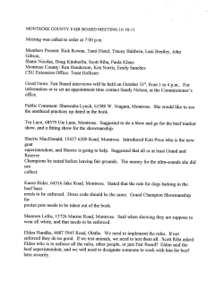 October 18, 2011 - Montrose County