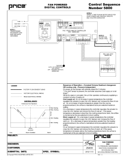 Single Duct Pneumatic Control Diagrams