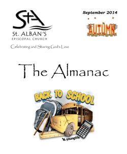 The Almanac - Saint Alban`s Episcopal Church