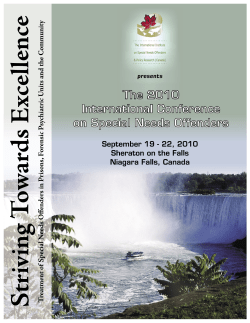 Concurrent Sessions - The International Institute on Special Needs