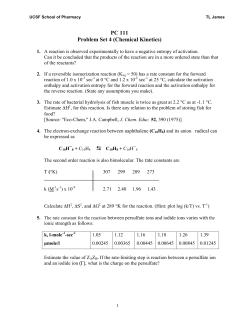PC 111 Problem Set 4 - James Lab