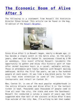 The Economic Boom of Alive After 5