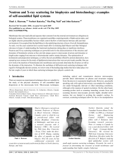 Neutron and X-ray scattering for biophysics and biotechnology