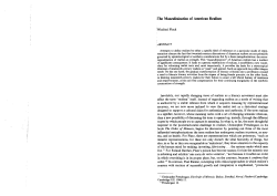 The Masculinization of American Realism.