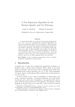 A New Separation Algorithm for the Boolean Quadric and Cut