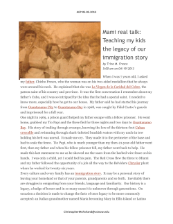 Mami real talk: Teaching my kids the legacy of our immigration story