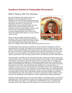 Southern Patriot or Nationalist Mercenary?