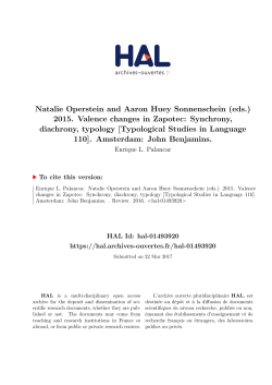 Natalie Operstein and Aaron Huey Sonnenschein (eds.)