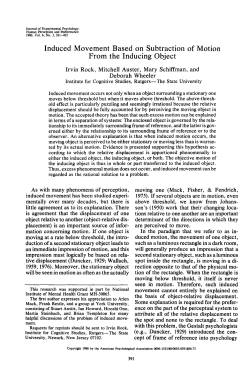 (1980) Induced movement based on subtraction of motion from the