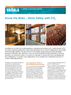 Work Safely with CO2