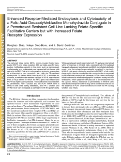 Enhanced Receptor-Mediated Endocytosis and Cytotoxicity of a