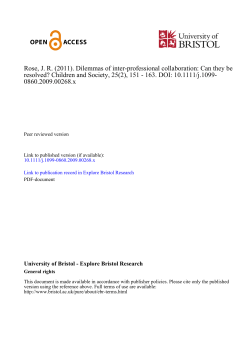 Rose collaboration revised - Explore Bristol Research