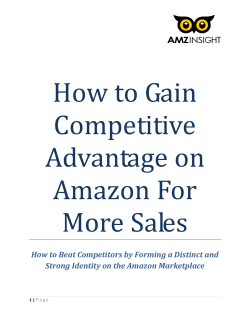 How to Beat Competitors by Forming a Distinct and