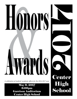 Center High School - Center School District