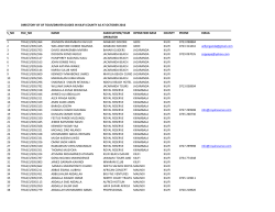 directory of of tour/driver guides in kilifi county as at october 2016