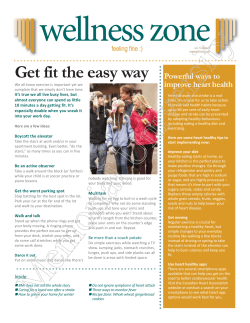 Get fit the easy way - Memorial University