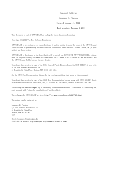 Papercut Patterns Laurence D. Finston Created: January