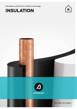 INSULATION - Astorplast Klebetechnik SE