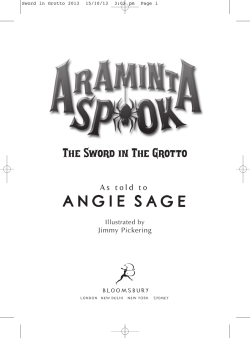 The Sword in the Grotto - Extract