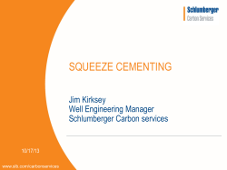 Kirksey - Squeeze Cementing