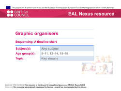 Timeline chart PDF - EAL Nexus