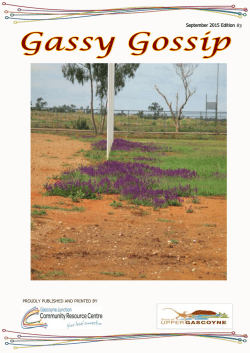 Gassy Gossip September 2015