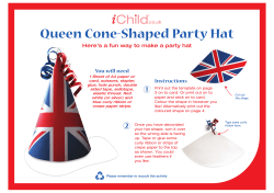 Queen Cone Shaped Party Hat