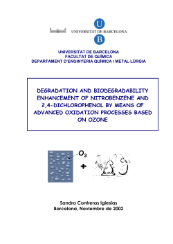 degradation and biodegradability enhancement of nitrobenzene and