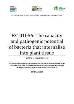 The capacity and pathogenic potential of bacteria that internalise